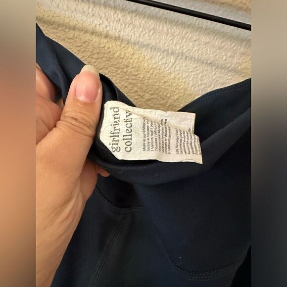 Girlfriend Collective Navy Blue leggings 3X - Picture 2 of 4